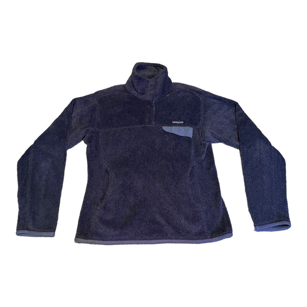 Patagonia Sweater Women's Small‎ Purple Lavender Re-Tool Snap-T Fleece Jacket